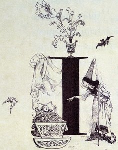 睡美人--载于查尔斯-佩罗的《童话》，阿德里安-玛丽的插图 作者 艾德里安·伊曼纽尔·玛丽