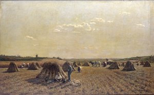 收获场景，1879年 作者 阿德里安·路易斯·德蒙特