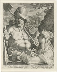 基督以园丁的身份出现在抹大拉的马利亚面前（Noli mi tangere） 作者 马库斯·萨德勒