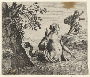 美人鱼寓言 作者 Aegidius Sadeler (II) (可能)