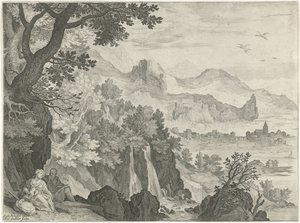 飞往埃及途中的平静风景 作者 扬·布鲁盖尔（一）