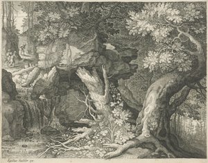 瀑布上的旅行者
六道风景（系列名称） 作者 罗兰特·萨维里