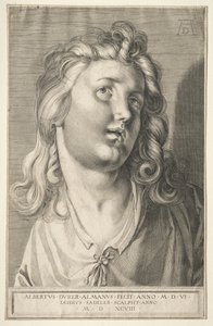 女头，1598年。 作者 埃吉迪乌斯·萨德勒