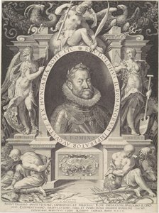 鲁道夫二世的画像，1603年。