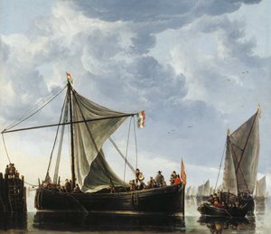 通道船 作者 艾伯特·奎普（Aelbert Cuyp）