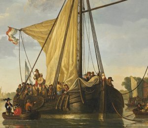 多德雷赫特的马斯 作者 艾伯特·奎普（Aelbert Cuyp）