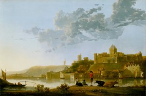 奈梅亨的瓦尔霍夫酒店 作者 艾伯特·奎普（Aelbert Cuyp）