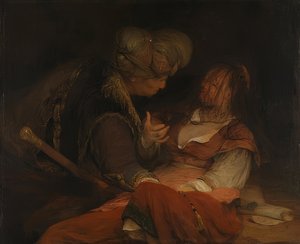 犹大和他玛。约于1681年
