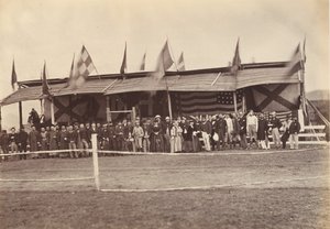 大看台，福州福州，约1869年。
