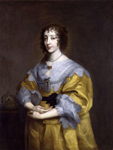 英国女王亨利埃塔-玛丽亚-德-波旁（1609-1669 年）肖像