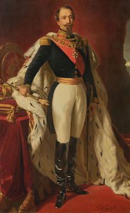 Franz Xaver Winterhalter（后）身着加冕袍的拿破仑三世