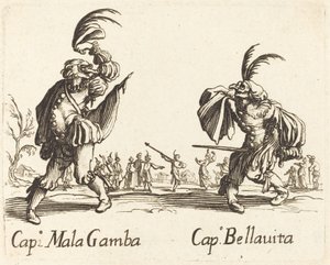 Cap.Cap. Mala Gamba 和 Cap.贝拉维塔 作者 雅克·卡洛特