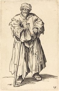 胖胖的乞丐，目光呆滞 作者 雅克·卡洛特