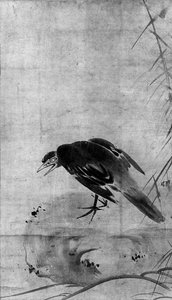 岩石上的乌鸦，可能是19世纪。 作者 会议结束后