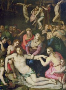 从十字架沉积 作者 Agnolo Bronzino