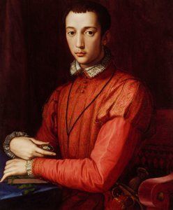 弗朗切斯科一世的肖像“梅迪奇 作者 Agnolo Bronzino