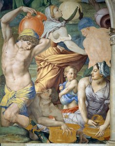 玛纳细节集会，1540-1545年 作者 Agnolo Bronzino