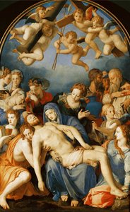 从十字架上沉积 作者 Agnolo Bronzino