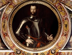 Portrait of Jean de Medicis dit Jean des Bands Noires (Giovanni dalle Bande Nere) (1498-1526) by Bronzino (1503-1572) - Painting preserved at Palazzo Vecchio, Florence 作者 Agnolo Bronzino