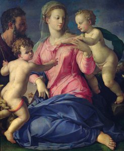 神圣的家庭 作者 Agnolo Bronzino