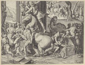 国王崇拜（右下角） 作者 菲利普·托马斯（Philippe Thomassin）