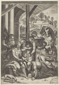 国王的崇拜 作者 阿戈斯蒂诺·卡拉奇（Agostino Carracci）