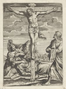 基督受难 作者 阿戈斯蒂诺·卡拉奇（Agostino Carracci）