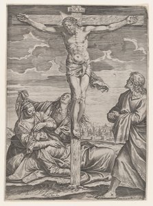 十字架》，1582年。 作者 阿戈斯蒂诺·卡拉奇（Agostino Carracci）