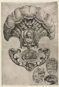 风扇LEventail，c。 1589-1595。 作者 阿戈斯蒂诺·卡拉奇（Agostino Carracci）