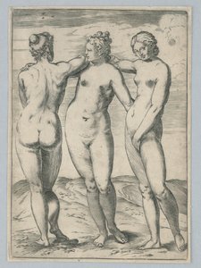三圣母 作者 阿戈斯蒂诺·卡拉奇（Agostino Carracci）