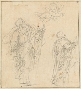 一个由天使引导的使徒 作者 阿戈斯蒂诺·马西奇（Agostino Masucci）
