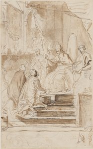 罗耀拉的圣依纳爵被封为圣徒 作者 阿戈斯蒂诺·马西奇（Agostino Masucci）