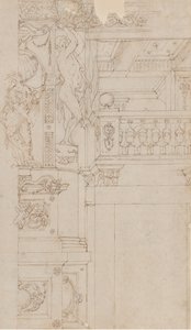 1636-41年，佛罗伦萨皮蒂公爵宫的装饰品研究。
