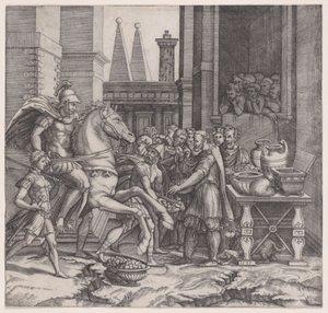 Camillus，日期为1531年。 作者 阿戈斯蒂诺·韦内齐亚诺