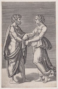 男人和女人牵手，1516-17。
