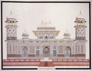 Etahmadowlah墓，c。 1815年 作者 阿格拉学校