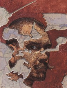 自画像为壁画，1894年 作者 阿克塞利·加伦·卡莱拉