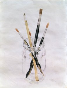 罐子里的画笔 作者 艾伦·伯恩