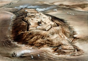 彭丹尼斯城堡，16世纪，约1960年代 作者 艾伦·欧内斯特·索雷尔