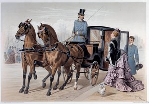英国马的Coupe达成 阿尔伯特-亚当(1833-?) 1874年 巴黎，卡纳瓦莱博物馆