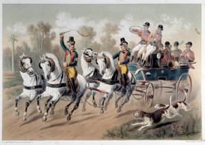 狩猎休息，猎人的开始 阿尔伯特-亚当（1833-？ 19世纪 巴黎，卡纳瓦莱博物馆