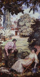 花园里的对话；La Conversation au Jardin
