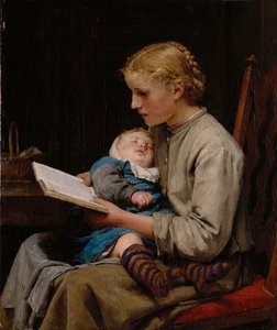 罗斯和伯莎·古格（Rose and Bertha Gugger），1883年 作者 阿尔伯特·安克