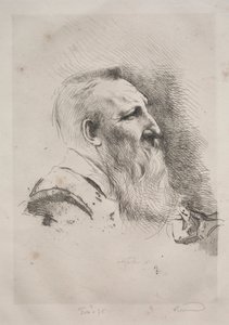 奥古斯特·罗丹（Auguste Rodin），1900年。 作者 保罗·阿尔伯特·贝斯纳德