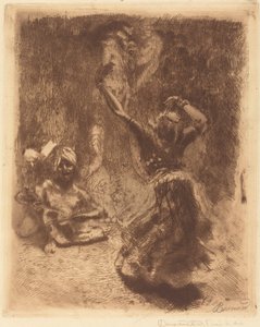 坦乔尔的舞者》（La bayadère de Tanjore）。 作者 阿尔伯特·贝斯纳德