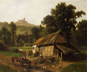 在山麓地区，1861年 作者 阿尔伯特·比尔施塔特