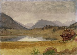 风河乡村，约1860年 作者 阿尔伯特·比尔施塔特