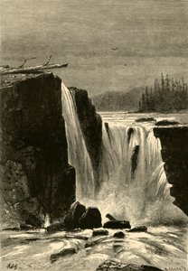 威拉米特瀑布的南侧》，1872年。