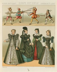 "奥古斯特-拉辛内特的《服装史大全》，第四卷 作者 Albert Charles August Racinet