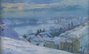 1895年，雪下的赫布莱村